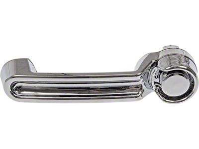 Exterior Door Handle; Front or Rear Left or Right; All Chrome; Plastic (07-18 Jeep Wrangler JK)