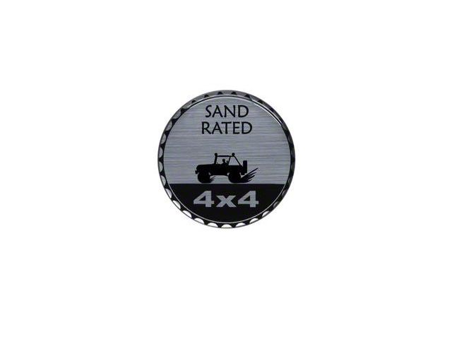 Sand Rated Badge (Universal; Some Adaptation May Be Required)