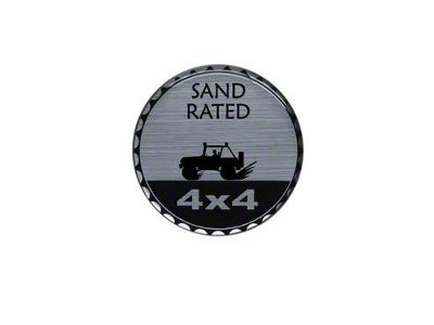 Sand Rated Badge (Universal; Some Adaptation May Be Required)