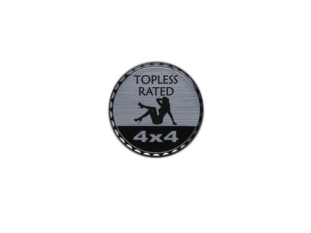 Topless Rated Badge (Universal; Some Adaptation May Be Required)