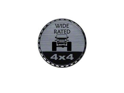 Wide Rated Badge (Universal; Some Adaptation May Be Required)
