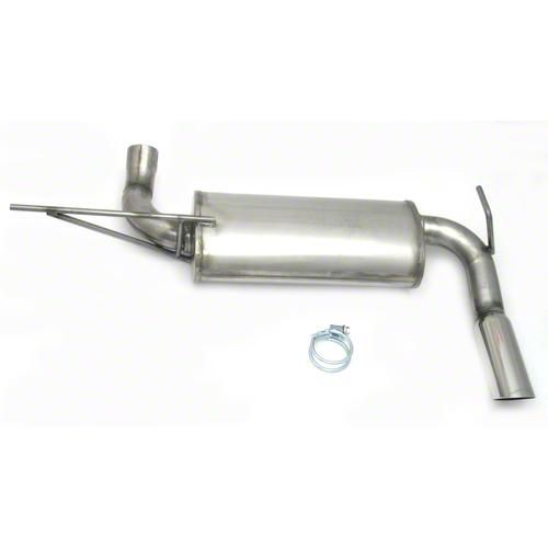 JBA Jeep Wrangler AxleBack Exhaust with Chrome Tip 401509 (0718 Jeep