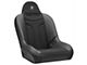 Corbeau Baja JP Suspension Seats with Double Locking Seat Brackets; Black Vinyl/Cloth (16-23 Tacoma)