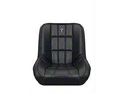 Corbeau Baja Low Back Suspension Seats with Double Locking Seat Brackets; Black Vinyl (03-06 Jeep Wrangler TJ)