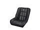 Corbeau Baja Low Back Suspension Seats with Double Locking Seat Brackets; Black Vinyl (03-06 Jeep Wrangler TJ)