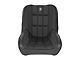 Corbeau Baja Low Back Suspension Seats with Double Locking Seat Brackets; Black Vinyl/Cloth (03-06 Jeep Wrangler TJ)