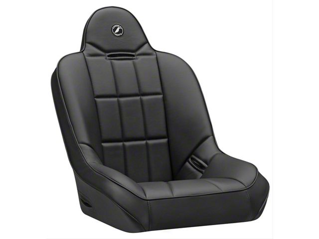 Corbeau Baja SS Suspension Seats with Double Locking Seat Brackets; Black Vinyl (18-24 Jeep Wrangler JL)