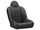 Corbeau Baja SS Suspension Seats with Double Locking Seat Brackets; Black Vinyl (03-06 Jeep Wrangler TJ)