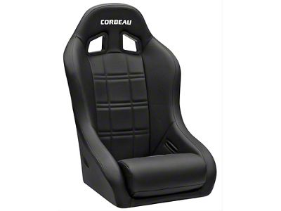 Corbeau Baja XP Suspension Seats with Double Locking Seat Brackets; Black Vinyl (16-23 Tacoma)