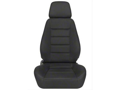 Corbeau Sport Reclining Seats with Double Locking Seat Brackets; Black Cloth (20-24 Jeep Gladiator JT)