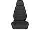 Corbeau Sport Reclining Seats with Double Locking Seat Brackets; Black Cloth (91-95 Jeep Wrangler YJ)