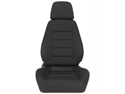 Corbeau Sport Reclining Seats with Double Locking Seat Brackets; Black Neoprene (15-18 Jeep Wrangler JK 4-Door)