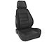 Corbeau Sport Reclining Seats with Double Locking Seat Brackets; Black Vinyl (18-24 Jeep Wrangler JL)