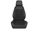 Corbeau Sport Reclining Seats with Double Locking Seat Brackets; Black Vinyl/Cloth (11-18 Jeep Wrangler JK 2-Door)