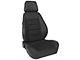 Corbeau Sport Reclining Seats with Double Locking Seat Brackets; Black Vinyl/Cloth (20-24 Jeep Gladiator JT)