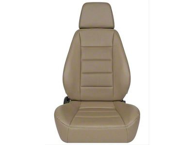 Corbeau Sport Reclining Seats with Double Locking Seat Brackets; Spice Vinyl (11-18 Jeep Wrangler JK 2-Door)