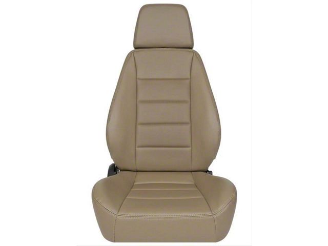 Corbeau Sport Reclining Seats with Double Locking Seat Brackets; Spice Vinyl (15-18 Jeep Wrangler JK 4-Door)