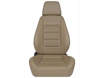 Corbeau Sport Reclining Seats with Double Locking Seat Brackets; Spice Vinyl (18-23 Jeep Wrangler JL)