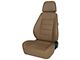 Corbeau Sport Reclining Seats with Double Locking Seat Brackets; Tan Vinyl (18-24 Jeep Wrangler JL)