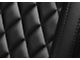 Corbeau Trailcat Reclining Seats with Double Locking Seat Brackets; Black Vinyl/White Stitching (11-18 Jeep Wrangler JK 2-Door)