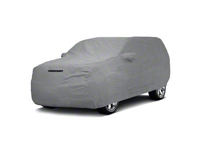Covercraft Custom Car Covers 3-Layer Moderate Climate Car Cover; Gray (07-18 Jeep Wrangler JK 4-Door)