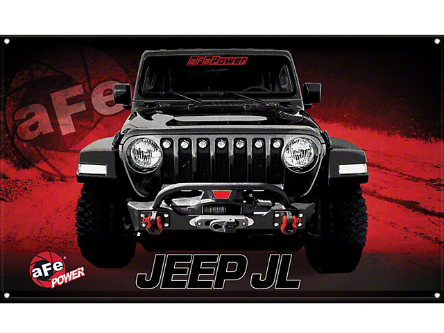 AFE Jeep Wrangler JL Garage Banner