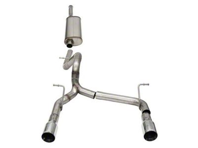 Corsa Performance Sport Cat-Back Exhaust with Polished Tips (18-23 3.6L Jeep Wrangler JL 4-Door w/o E-Torque)