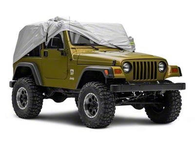 YAQUICKA Auto Canvas Voor Hood End Beha Cover Protector Kit Zwart Voor Jeep Wran