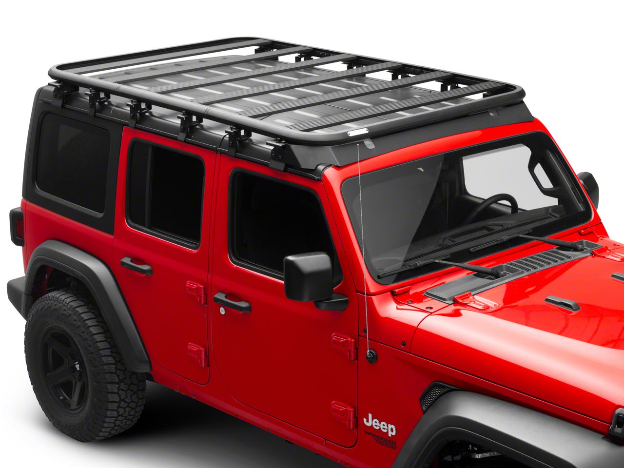 Barricade Jeep Wrangler HD Roof Rack Full Length Extension Kit for ...