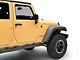 Jeep Licensed by RedRock Wrangler Side Logo; Red (87-18 Jeep Wrangler YJ, TJ & JK)