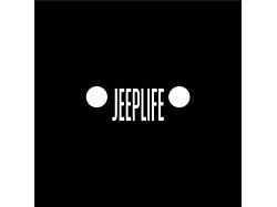 Jeep Grille Jeep Life Spare Tire Cover; Black (66-18 Jeep CJ5, CJ7, Wrangler YJ, TJ & JK)