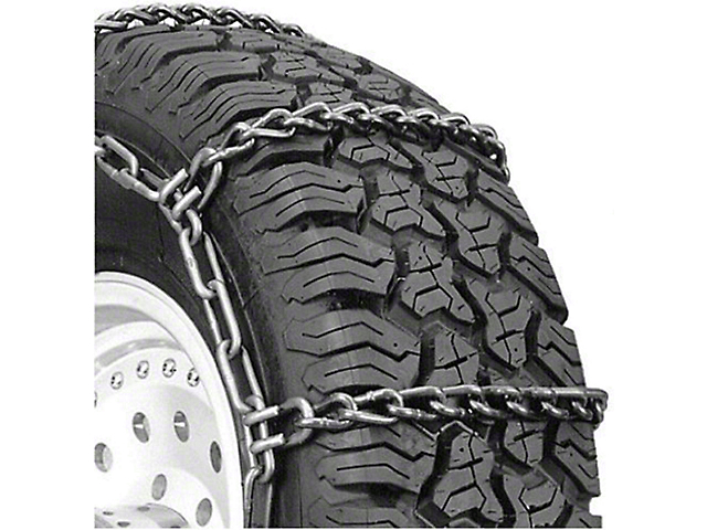 Security Chain Quik Grip Wide Base STD Twist Tire Chains with Multi-Arm Tire Chain Tensioners (Universal; Some Adaptation May Be Required)