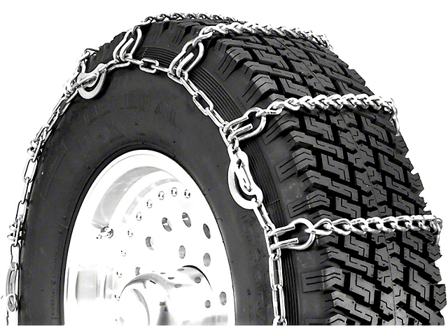 Security Chain Quik Grip STD Twist Link CAM Tire Chains with Multi-Arm Tire Chain Tensioners (Universal; Some Adaptation May Be Required)