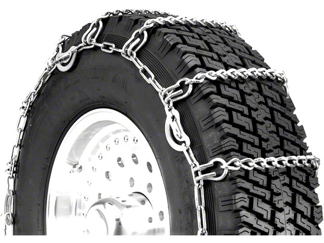 Security Chain Quik Grip Twist Link CAM Tire Chains; See Description For Tire Sizes (Universal; Some Adaptation May Be Required)