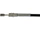 Rear Parking Brake Cable; Driver Side (03-06 Jeep Wrangler TJ w/ Rear Disc Brakes, Excluding Unlimited)