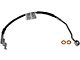 Front Brake Hydraulic Hose for Lifted Applications; Driver Side (90-95 Jeep Wrangler YJ w/o ABS)