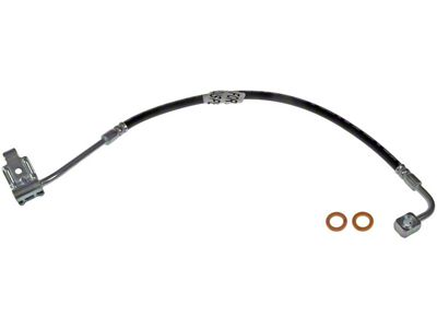 Rear Outer Brake Hydraulic Hose for Lifted Applications; Driver Side (07-13 Jeep Wrangler JK)