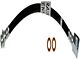Rear Brake Hydraulic Hose for Lifted Applications; Passenger Side (03-06 Jeep Wrangler TJ)