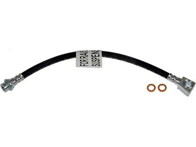 Rear Brake Hydraulic Hose for Lifted Applications; Driver Side (03-06 Jeep Wrangler TJ)