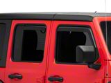 RedRock In-Channel Window Deflectors (18-26 Jeep Wrangler JL 4-Door)