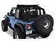 Bestop Half Top Soft Top; Black Diamond (18-24 Jeep Wrangler JL 2-Door)