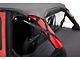 Bestop Header Extended Safari Cable Style Bikini Top; Black Diamond (18-24 Jeep Wrangler JL 4-Door)