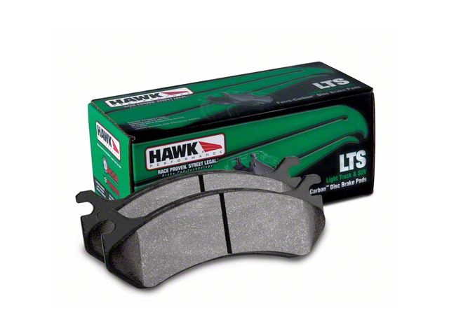 Hawk Performance LTS Brake Pads; Rear Pair (18-24 Jeep Wrangler JL w/ Standard Brakes)