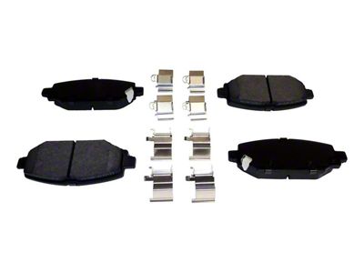 Replacement Brake Pads; Rear Pair (18-24 Jeep Wrangler JL w/ 12.90-Inch Rear Rotors)