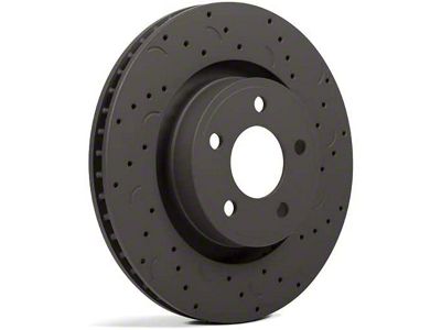 Hawk Performance Talon Cross-Drilled and Slotted Rotors; Front Pair (18-24 Jeep Wrangler JL w/ Standard Brakes)