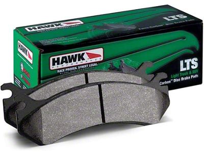 Hawk Performance LTS Brake Pads; Front Pair (18-24 Jeep Wrangler JL w/ Heavy Duty Brakes)