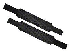 Fishbone Offroad ParaCord Head Rest Grab Handles; Black (Universal; Some Adaptation May Be Required)