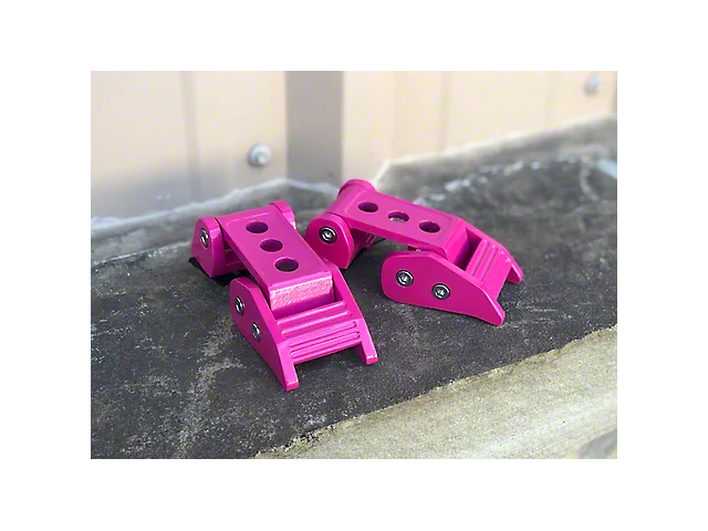 Hood Latches; Passion Pink (07-18 Jeep Wrangler JK)