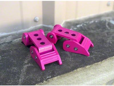 Hood Latches; Passion Pink (07-18 Jeep Wrangler JK)