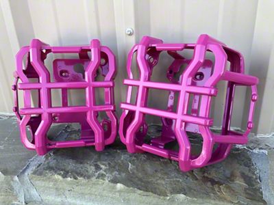 Tail Light Guards; Passion Pink (18-24 Jeep Wrangler JL w/ Factory LED Tail Lights)